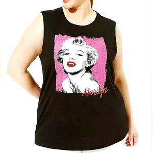 NWOT Torrid Marilyn Monroe Relaxed Fit Cotton Crew Tank Size 1X